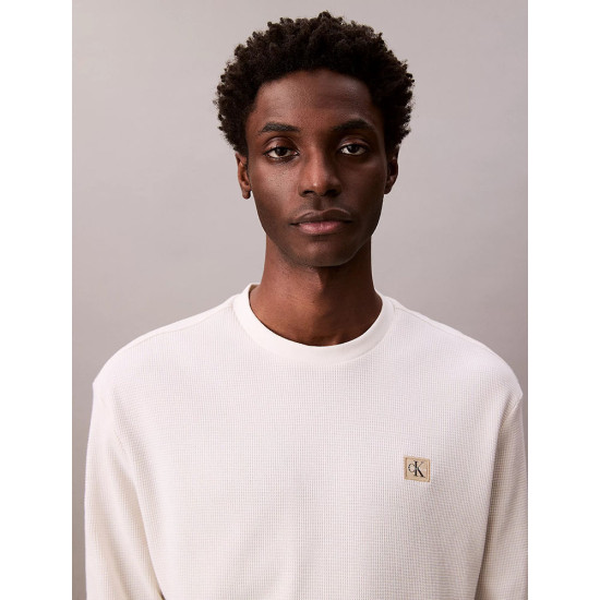 Calvin Klein Ανδρική μακρυμάνικη μπλούζα Long Sleeve Waffle T-shirt